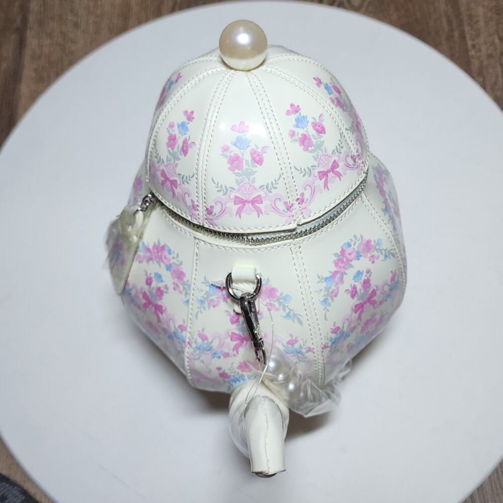 Dolls Kill Sugar Thrillz Tea Society Handbag Regency Teapot Bag Purse Kettle - Picture 8 of 10
